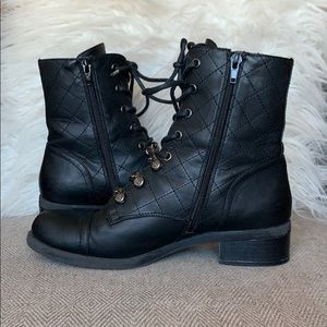 g by guess meera combat booties